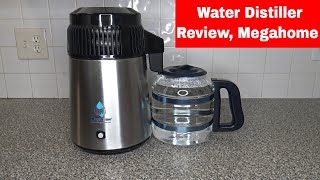 Water Distiller Machine For Home Use Review Megahome 1 Gallon [upl. by Odelle]