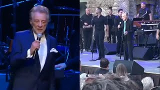 Frankie Valli Responds After Viral Performance Video Concern Nobody Is Forcing Me to Go on Stage [upl. by Llednor]