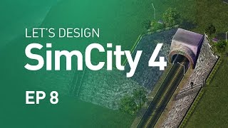 Lets Design SimCity 4 — EP 8 — Diverging Diamond Interchange [upl. by Marianne]