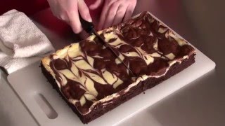 Cutting Chocolate Brownies Cleanly [upl. by Ellerihs291]