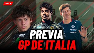 🔴 PREVIA DEL GP DE ITALIA  Colapinto Antonelli y más en el circuito de Monza [upl. by Ellennahc]