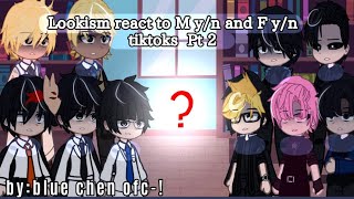 Lookism react to M yn and F yn  tiktoks  pt 2 [upl. by Kenaz753]