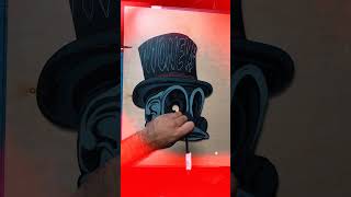 Scrooge 💰 milliondollarbaby art painting woodwork acrylic cartoon [upl. by Mrots533]