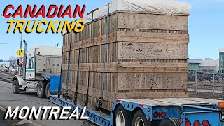 CANADIAN TRUCKING IN MONTREAL QUEBEC MARCH 2024 PART 4 [upl. by Letnahs]