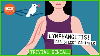 Lymphangitis Das steckt dahinter  trivialgenial  DAKGesundheit [upl. by Tabbatha]