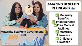 Maternity Benefits in Finland 🇫🇮 Infant Benefits governmentbenefits lifeinfinland finland viral [upl. by Alemak]