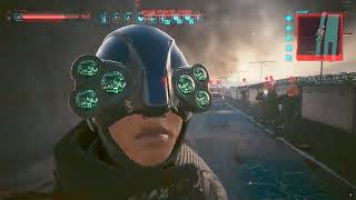 Cyberpunk 2077 Ultra Hard Border on Very Hard COMPLETED 909 killed last turret [upl. by Melli]