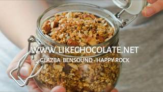 Like Chocolate Domaća granola s kokosom i bademima  recept [upl. by Arrad]