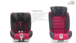 ADVANSAFIX  Britax Römer  Caractéristiques [upl. by Pega]