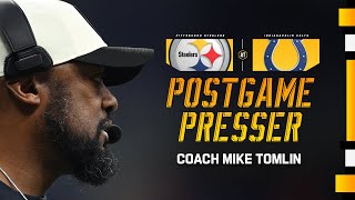 Coach Mike Tomlin Postgame Press Conference Week 15 at Colts  Pittsburgh Steelers [upl. by Madelene479]