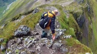 down of am bodach on the aonach eagach [upl. by Brunelle]