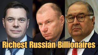 TOP 10 RUSSIAN BILLIONAIRES russian billionaires [upl. by Denae566]