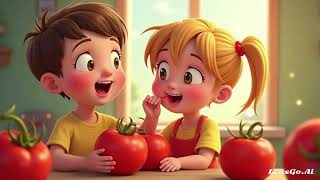 Aha tamatar bade majedar poem tamater song for kids saregamakids zappytoons [upl. by Columba]