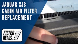 How to Replace Cabin Air Filter 2004 Jaguar XJ8  AQ1210C [upl. by Mindi]