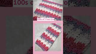 Learn Interlocking Block Stitch Crochet Pattern Left Handed Free PDF crochet crocheting [upl. by Narud]