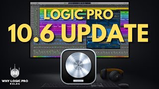 Logic Pro 106  Learn Whats New With the Apple Silicon Ready Update [upl. by Azeel889]