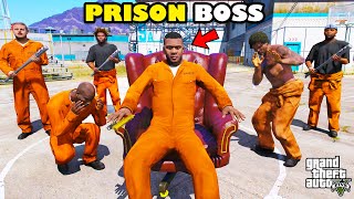 Franklin Become The Most Dangerous Prison Boss In GTA 5  SHINCHAN and CHOP [upl. by Hanway]