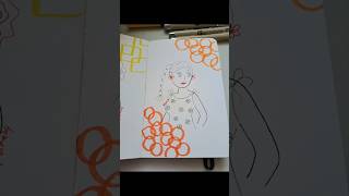 Drawing Cartoon Character 🤍drawwithme coloring drawing illustration cartoonillustration shorts [upl. by Gyasi]