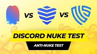 Discord Anti Nuke Test Comparison Wick vs Security vs AuthGG [upl. by Akcirahs58]