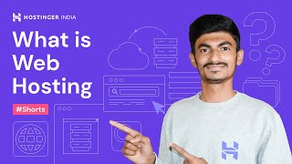 What is Web Hosting  Hostinger India shorts [upl. by Orrin]