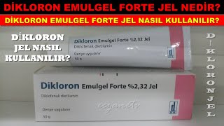 Dikloron Emulgel Forte Jel Nedir Dikloron Emulgel Jelin Yan Etkisi NedirDikloron Nasıl Kullanılır [upl. by Nyleuqaj]