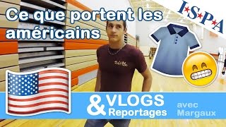 Que portent les américains   VLOG USA 13  Margaux avec ISPA [upl. by Ilesara]