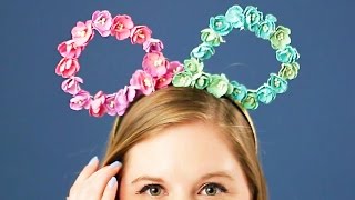 Mickey Ear Headband Inspired by Sleeping Beauty  Disney Style DIY [upl. by Crofoot128]