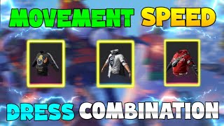 Movement speed dress combination  dress combination Free Fire [upl. by Ahsonek]