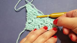 Corner to corner crochet tutorial [upl. by Atiseret]