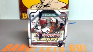 2022 Bowman Draft Lite Hobby Box  11 Printing Plate [upl. by Natalina]