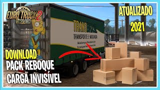 PACK REBOQUE INVISÍVEL EURO TRUCK SIMULATOR 2 140 139 [upl. by Salisbarry86]