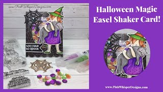 Halloween Magic Easel Shaker Card [upl. by Eibmab89]