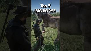 5 Best BIG Horses You Must OWN  RDR 2 [upl. by Oeniri704]