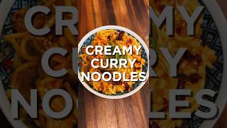 Creamy curry noodles are an easy staple food recipe cooking shorts [upl. by Parthena]