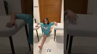 Learning how to do a split in gymnastics for beginners [upl. by Meehan]