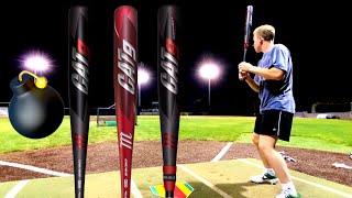 Hitting with the MARUCCI CAT9 amp CAT9 CONNECT  BBCOR Baseball Bat Reviews [upl. by Lajib]