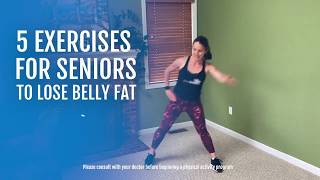 5 Exercises for Seniors to Lose Belly Fat [upl. by Camey]