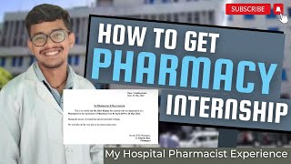 My Pharmacy Training Experience  How to get Hospital Internship In BPharma  Pharmacist Internsips [upl. by Cavanaugh411]