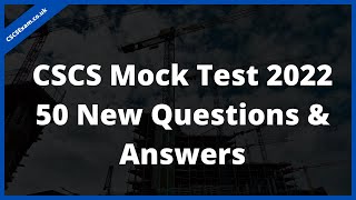 CSCS Test 2023  50 Questions amp Answers  CSCS Test Revision  CSCS Test Video 2022  CSCS Mock Test [upl. by Einwahs167]