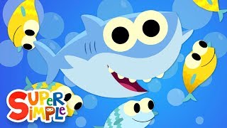 Baby Shark  featuring Finny The Shark  Super Simple Songs [upl. by Derwon]