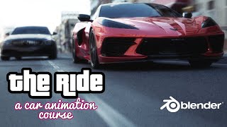 The Ride a blender car animation course for beginners  the full description [upl. by Levana]