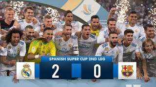 Real Madrid 20 Barcelona HD 1080i Spanish Super Cup Full Match Highlights 160817 HD [upl. by Nalym]