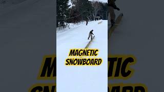 SNOWBOARD WITH MAGNETS snowboarding extremesport [upl. by Ydiarf]