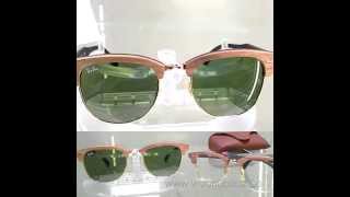 Ray Ban Clubmaster Wood RB3016M RB5154M [upl. by Odnanref]