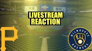 Pirates vs Brewers Game 3 Livestream Reaction [upl. by Irb]