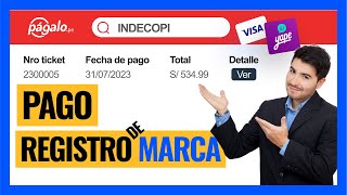 💰PAGO  Registro de marca en Indecopi 2023  Págalope con Yape o Tarjeta [upl. by Anahgem996]