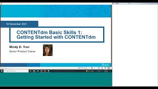 CONTENTdm basic skills 1 Getting started with CONTENTdm [upl. by Norrahc]