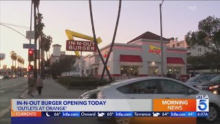 InNOut opens new location at The Outlets at Orange [upl. by Rose144]