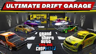 ULTIMATE DRIFT GARAGE in GTA 5 Online  All The NEW Drift Cars Showcase amp Review  The Chop Shop DLC [upl. by Uah987]