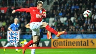 Wayne Rooneys 5 best England goals  Top Five [upl. by Notseh]